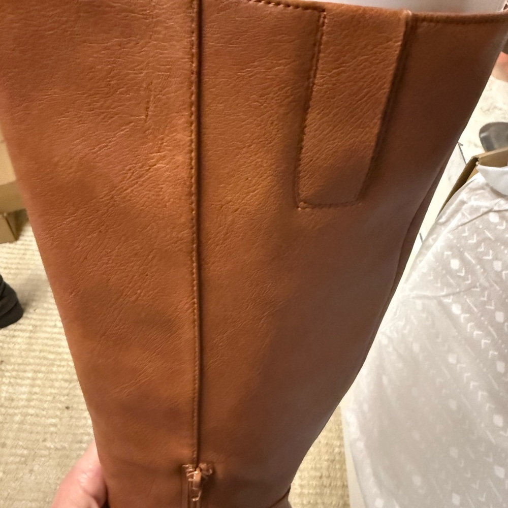 Zodiac Tan Knee-High Women's Boots - Picture 3 of 9